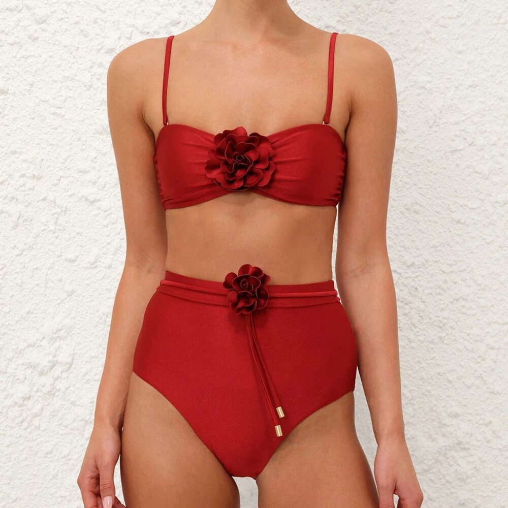ZIMMERMANN The Cascadian Flower Bikini Set AU 2 NWT